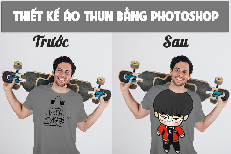 design T-shirts with Photoshop