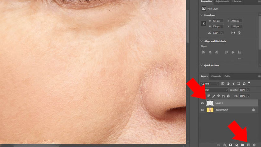 Open the photo with the object that needs to be removed in Photoshop