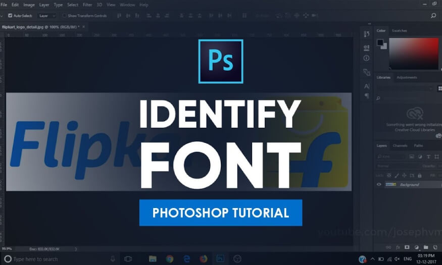 How to finding fonts using images in Photoshop