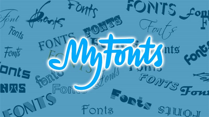 MyFonts is a website that supports searching Image fonts are loved