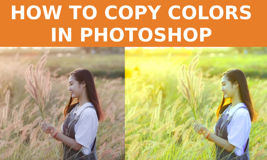 How to copy colors in Photoshop