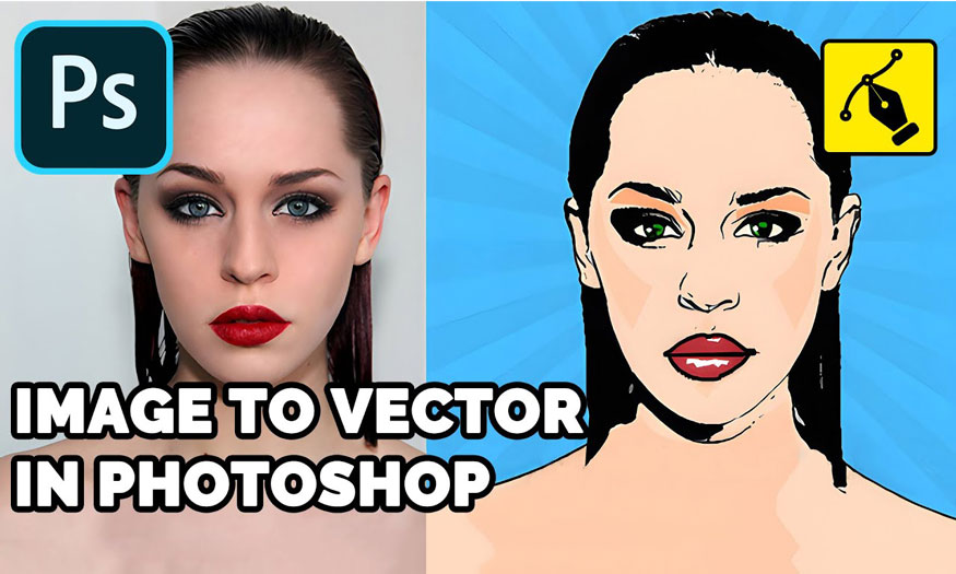 How to convert images to vector in Photoshop