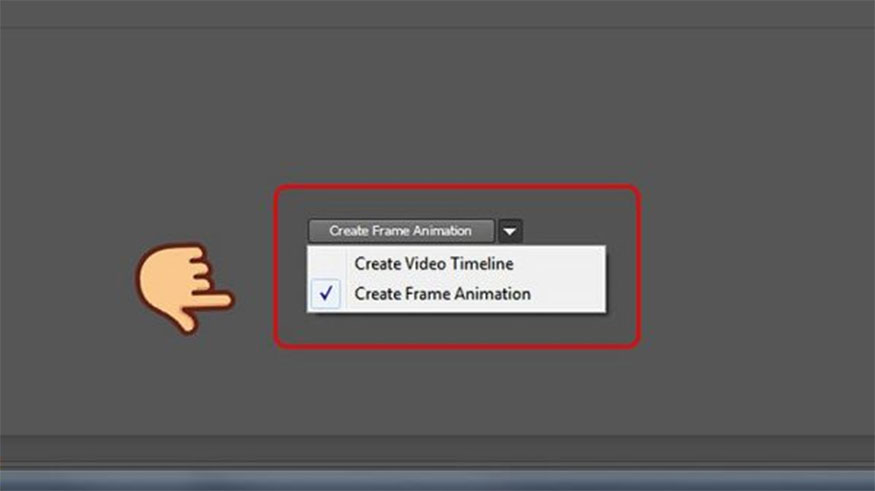 Click the Create Frame Animation button
