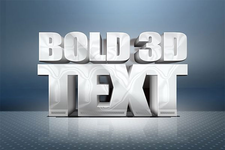 Text shadow image combined with light 2