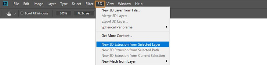 New 3D Extrusion from Selected Layer