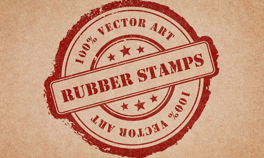 How to create a red stamp in Photoshop