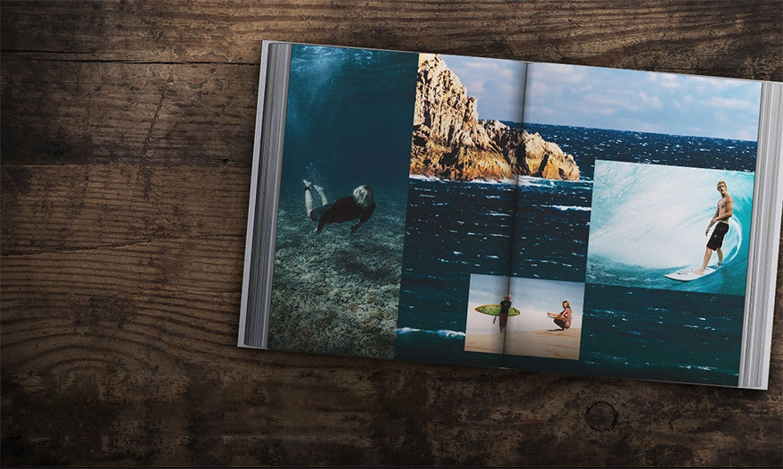 combine multiple photos into one frame using Photoshop