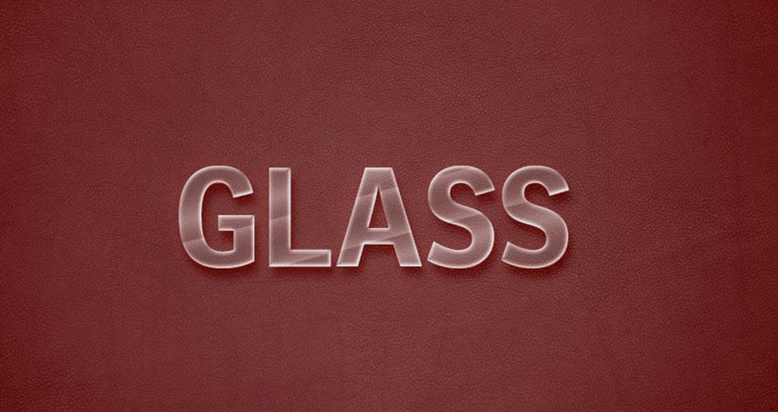 This will define the style for the end of the broken glass text effect in Photoshop