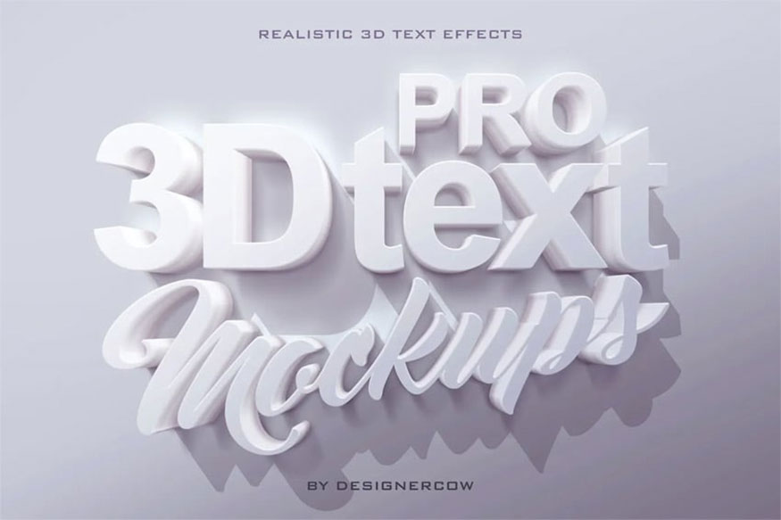 Professional 3D Text 