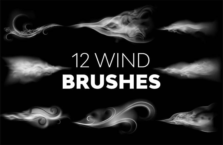 Wind brushes effect 