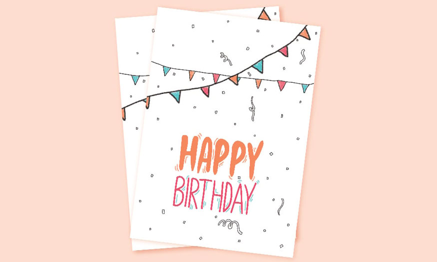 greeting card templates in Photoshop