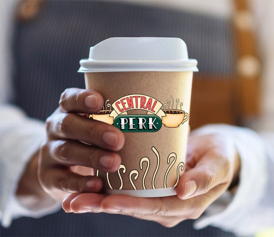 Double click the thumbnail on the Coffee Logo Design layer