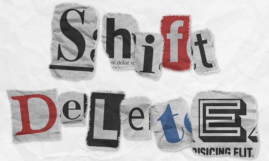 Creating a ransom note text effect in Photoshop with SaDesign