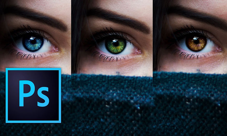 How to adjust eye color in Photoshop SIMPLE