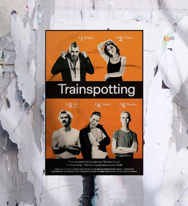 How to create a Trainspotting movie poster in your own style