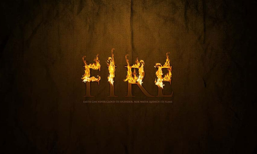 How to create the most impressive fire text effect in photoshop!