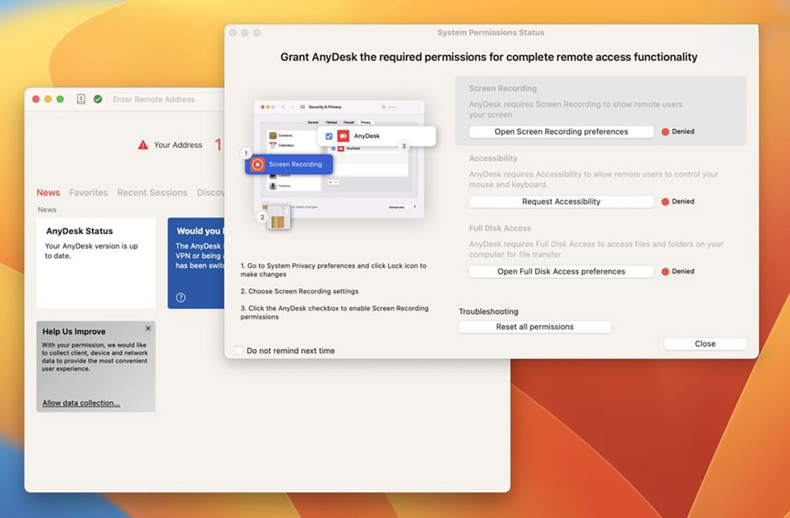 Instructions For Installing And Licensing AnyDesk Software On MacOS