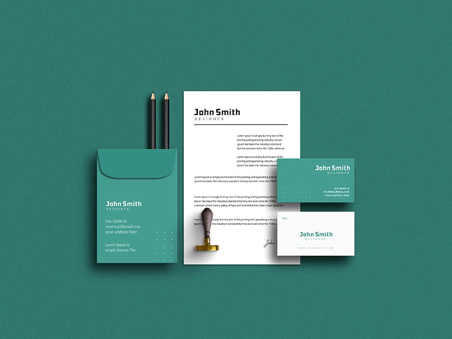 10+ Free Office Set Mockup Templates