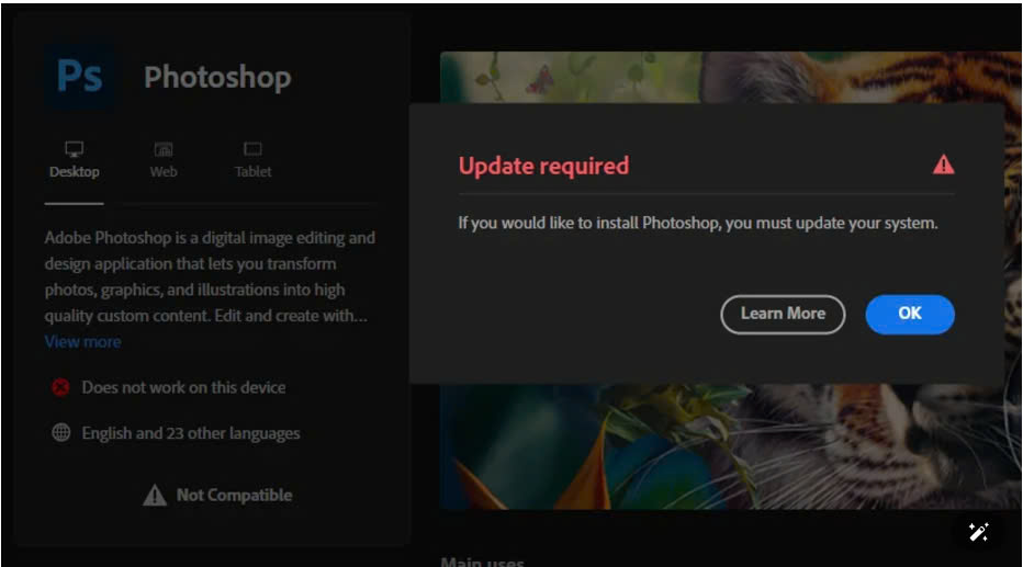 Instructions for installing multiple versions of Photoshop on the same computer