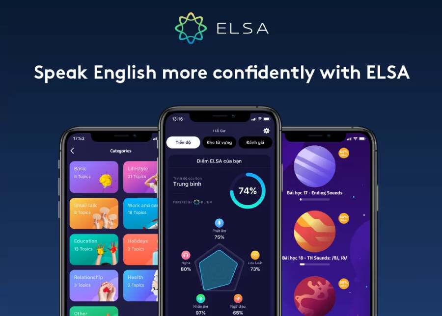 ELSA Speak English learning software - Solution to help improve pronunciation