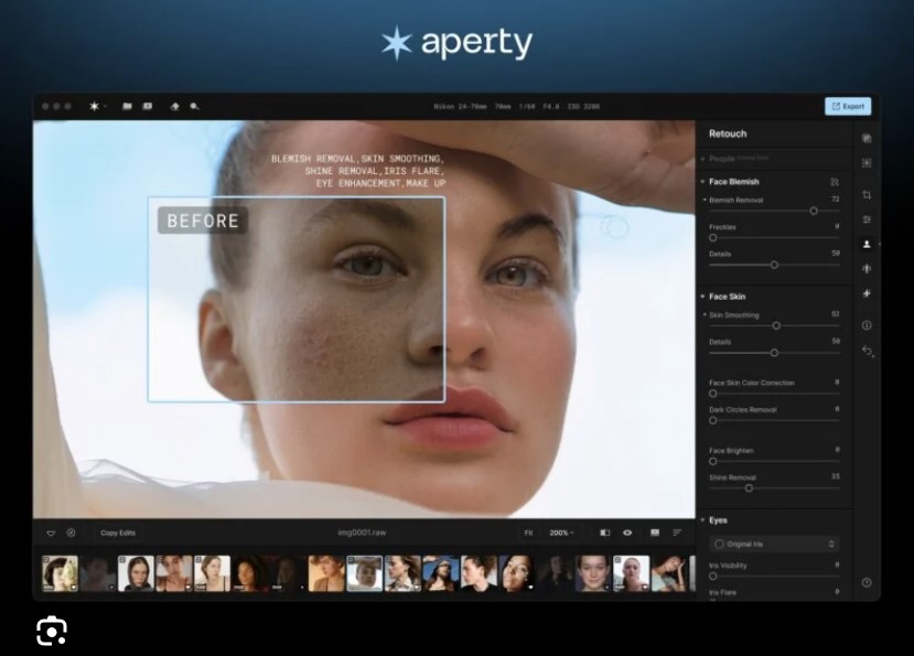 Perty AI: Automatic Photo Editing Software comparable to EVOTO