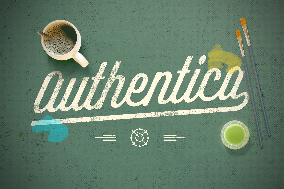 Download Free Authentica Regular Font For Photoshop