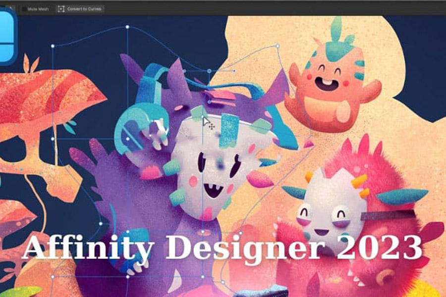 Instructions for downloading and installing Affinity Designer 2023 for free