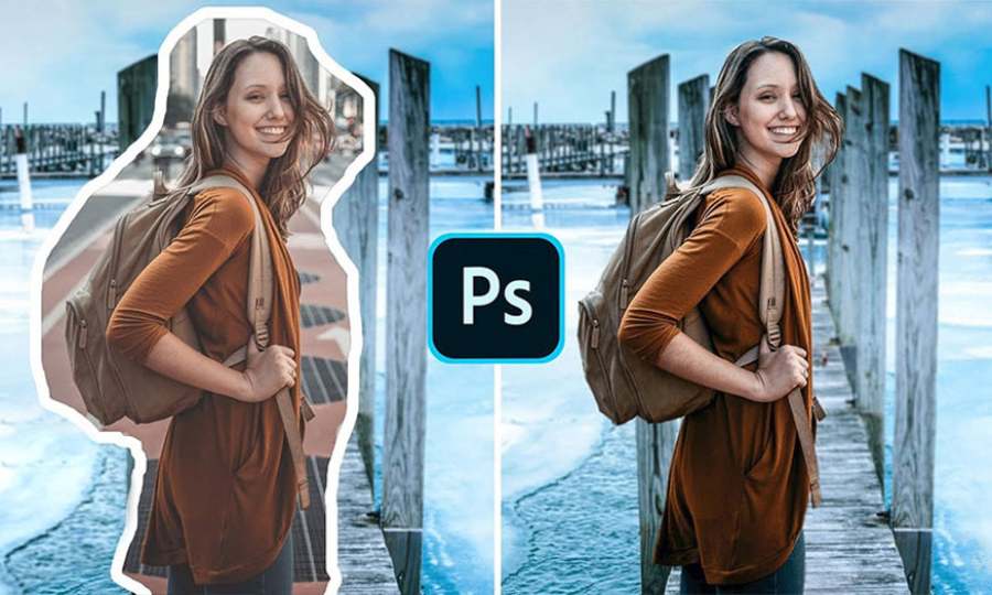 How to combine photos in Photoshop CS6 is extremely simple and not everyone knows