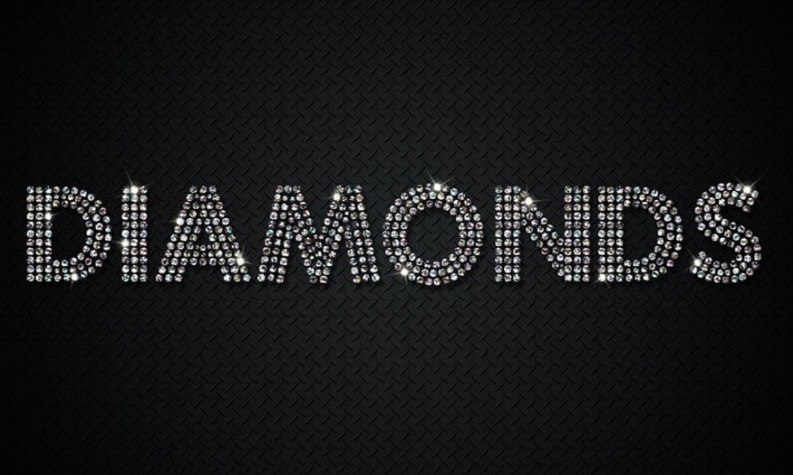 How to Create a Sparkling Diamond Font Effect in Photoshop SIMPLE