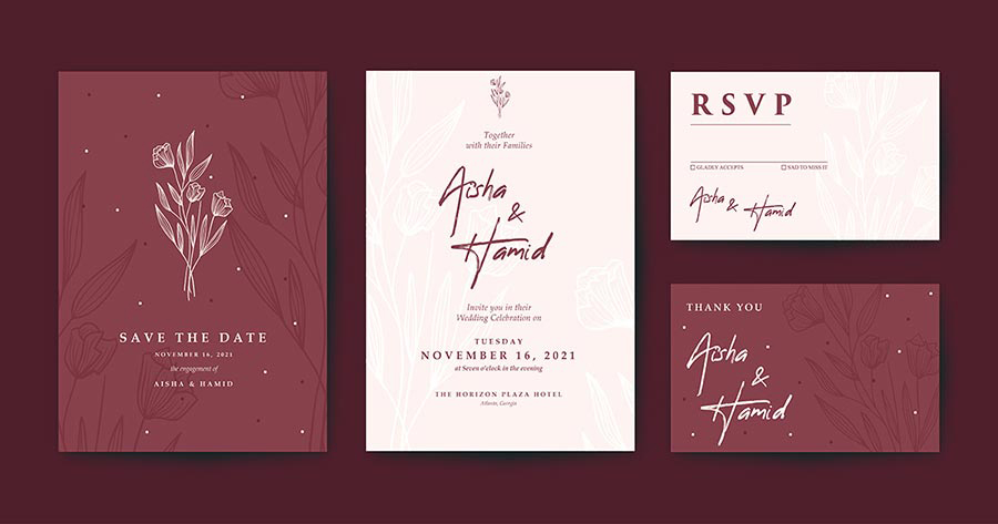 Free Sharing 10+ HOTTEST Wedding Invitation Templates of All Time