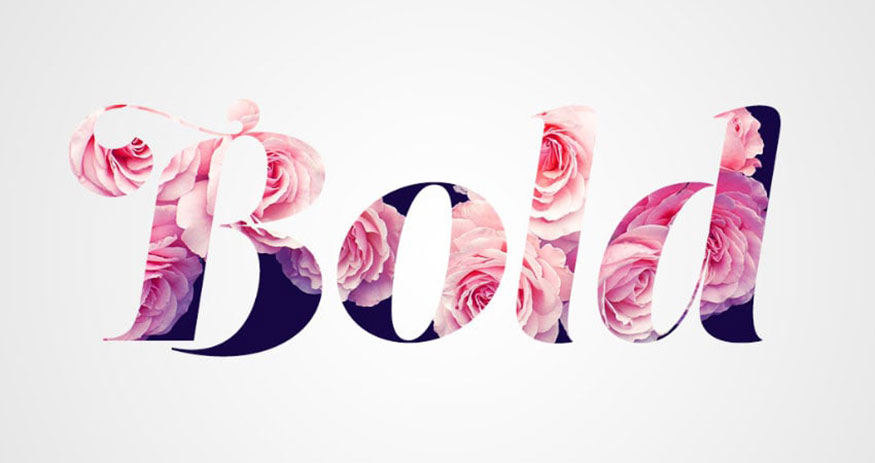 Create floral text effect in Photoshop with SaDesign