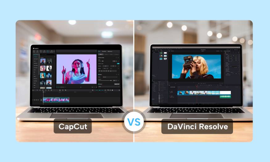 2 What is the difference between Capcut and Davinci Resolve applications?