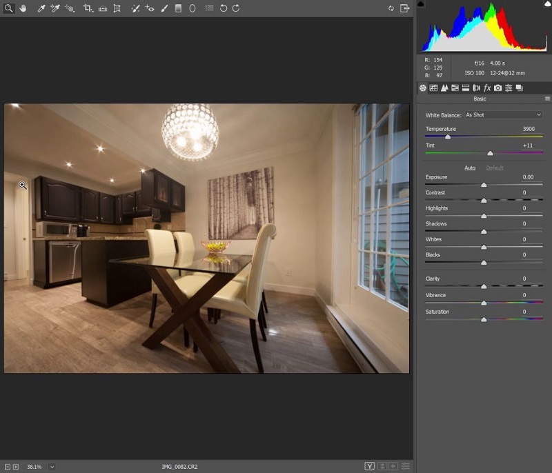 Instructions for editing RAW photos on Camera Raw – Photoshop