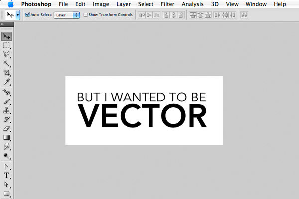 [QUICK TUTS] Convert text to vector in photoshop