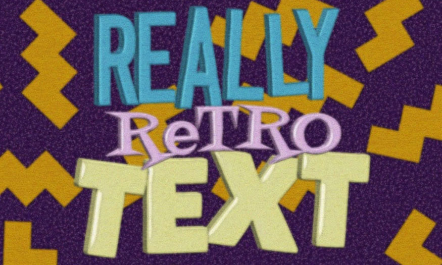 Vintage 'Saved by the Bell' Text Effect in Photoshop