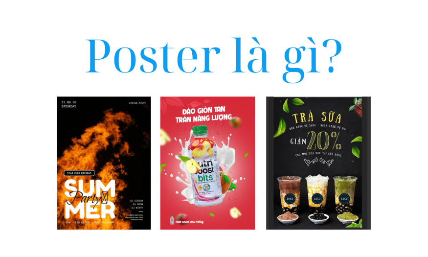 What is a poster? Principles of designing beautiful and effective posters