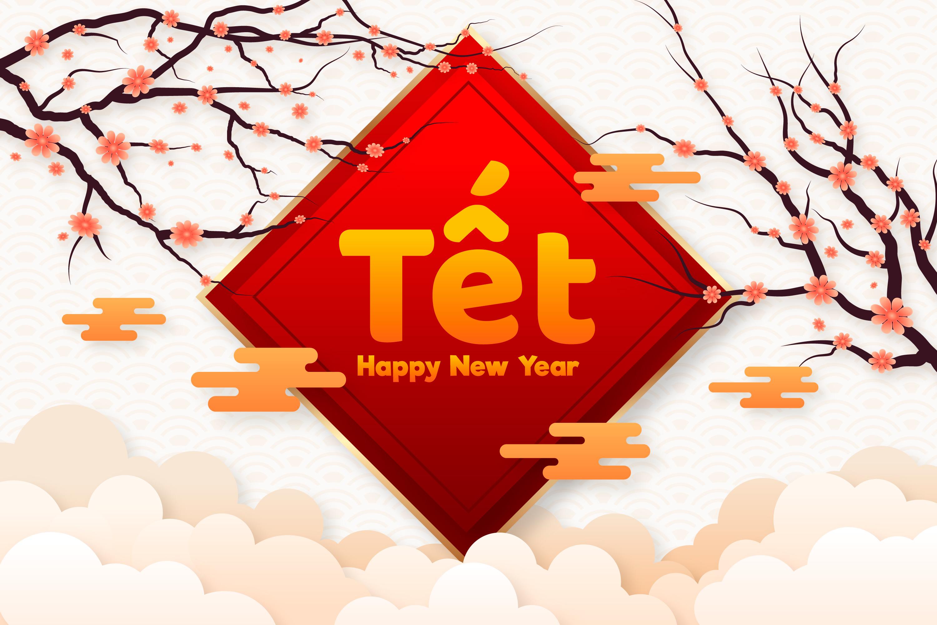 Share Download Beautiful Traditional TET Background Set for Free