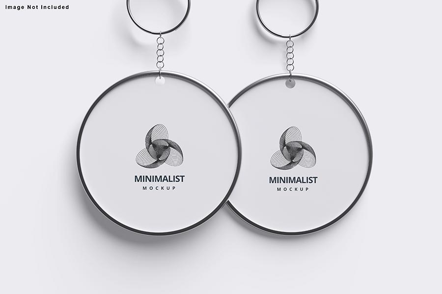 Instructions for Downloading Free Unique and Beautiful Keyrings Mockups