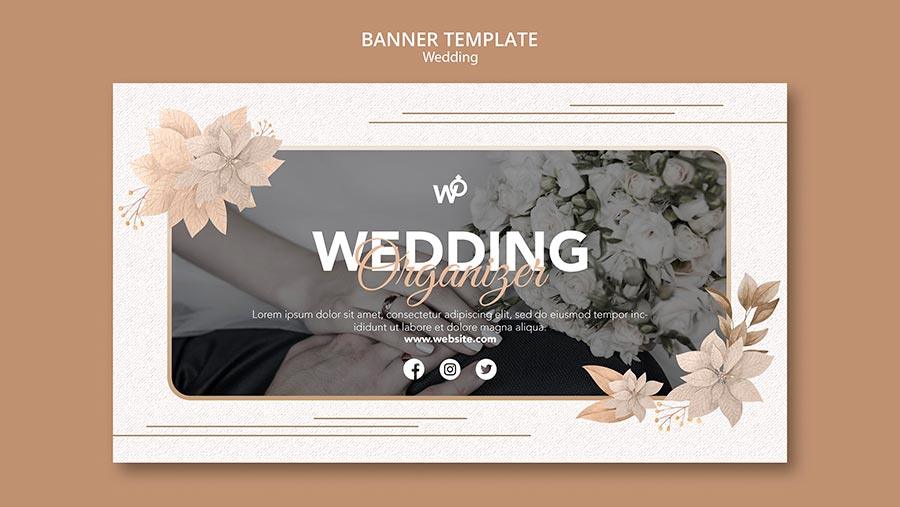 Share Download Beautiful Wedding Banner Set For Free