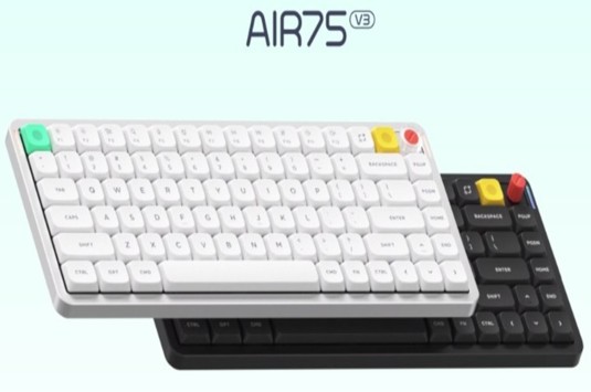 NuPhy Air75 V3 Officially Revealed: Thin, Light, Long-Travel Switches, and Surprisingly Long Battery Life