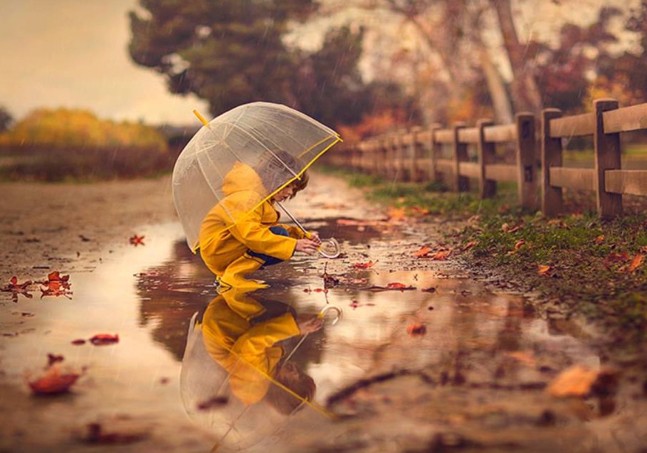 Rainy season photography tips: Turn puddles into artistic mirrors