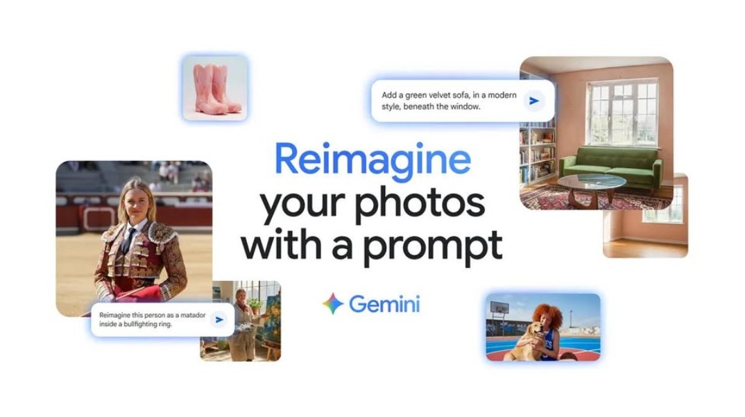 Gemini transforms with a series of AI features to make photos more beautiful and consistent