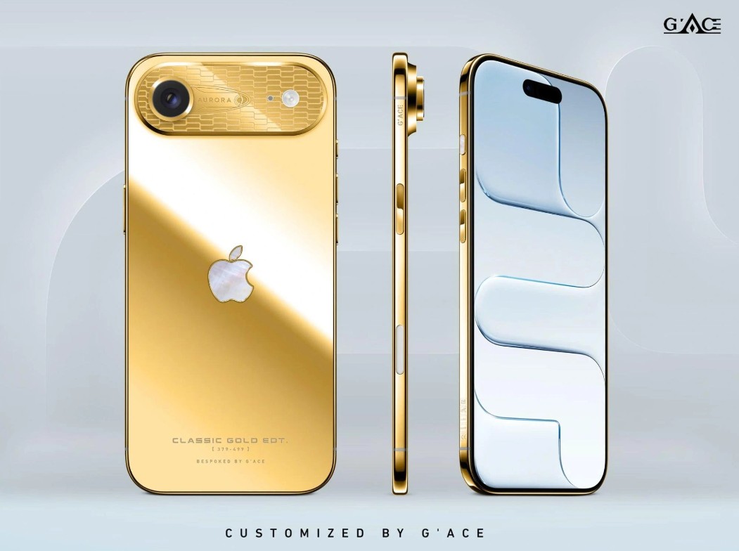 The pinnacle of luxury: 18K – 24K gold-plated iPhone Air and iPhone 17 Pro Max are coming soon