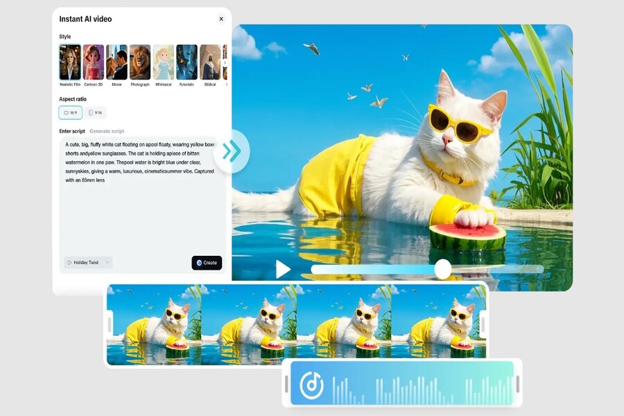 CapCut AI Video Maker 2.0: Create videos from AI scripts in just minutes.