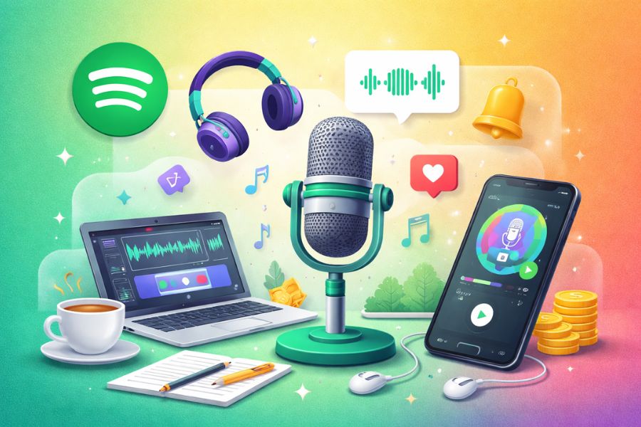 Guide to Create a Podcast on Spotify for Free for Beginners