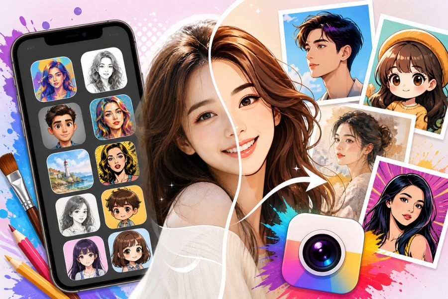 Top 10 Cartoon Photo Creation Apps to Turn Real Photos into Drawings