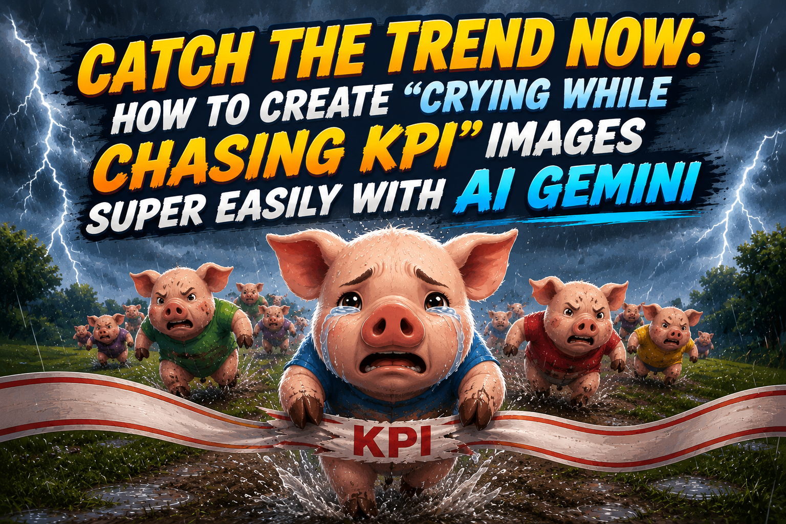 Catch the Trend Now: How to Create “Crying While Chasing KPI” Images Super Easily with AI Gemini
