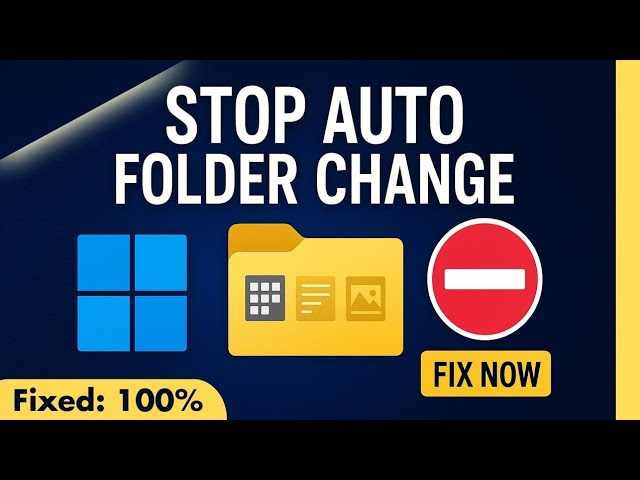 How to Disable Folder Type Discovery to Make Windows 11 Faster and Smoother