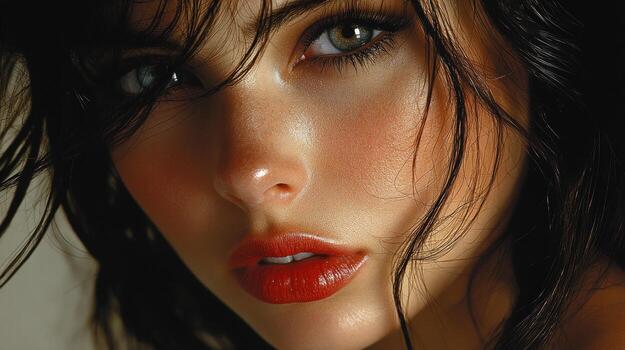 How to take beautiful, beauty-standard photos of lips: lighting, angle, and detailed posing.