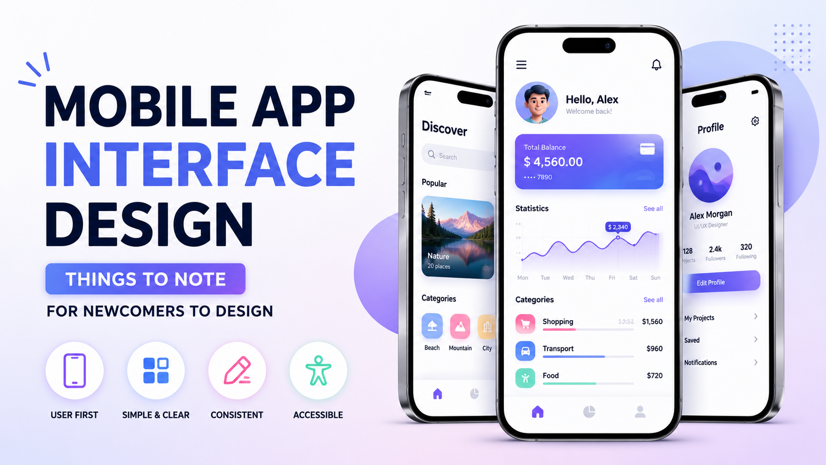 Mobile App Interface Design: Things to Note for Newcomers to Design